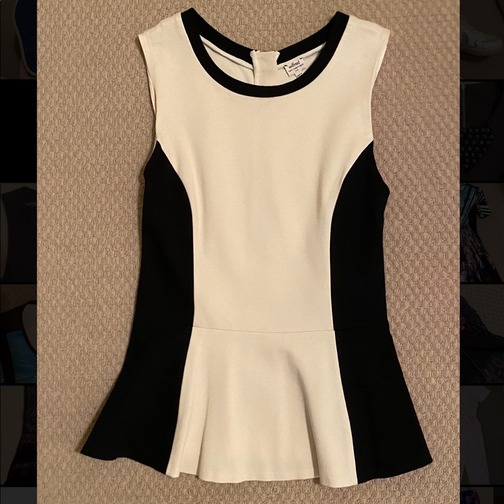 Aritzia Wilfred peplum blouse